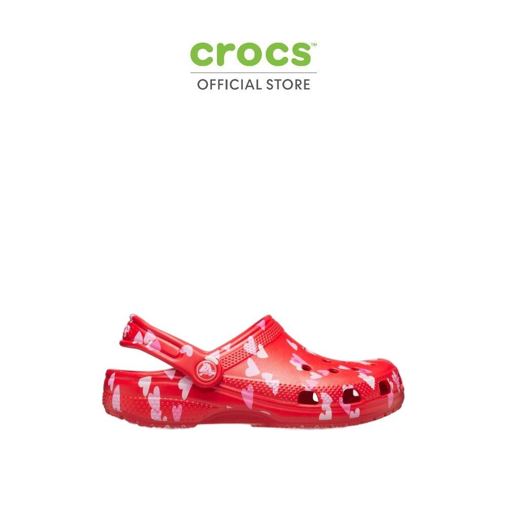 CROCS รองเท้าลำลองเด็ก KIDS CLASSIC VDAY CLOG รุ่น 209754-6ZR - CHERRY RED