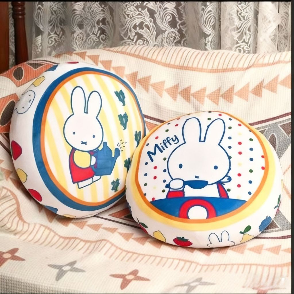 มิฟฟี่ รอบสองด้านโซฟาหมอน Miffy หอพักโซฟาหมอนเบาะรถ