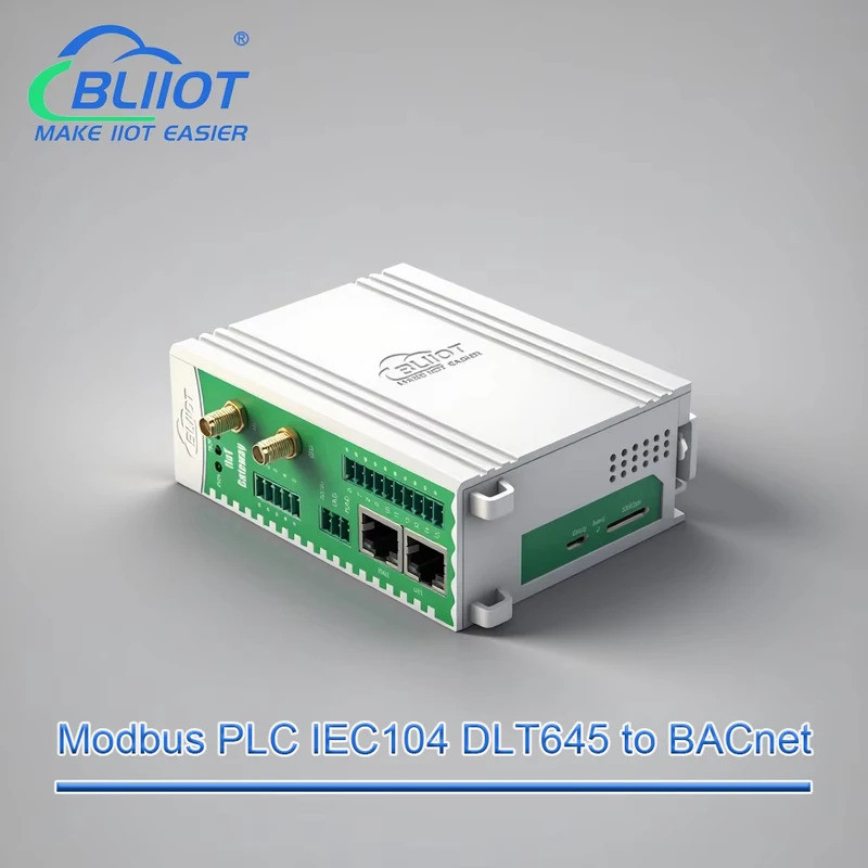 BLIIOT BMS ระยะไกล BACnet Modbus Gateway RS485 Modbus RTU/TCP PLC104 DLT645 to BACnet Protocol Conve