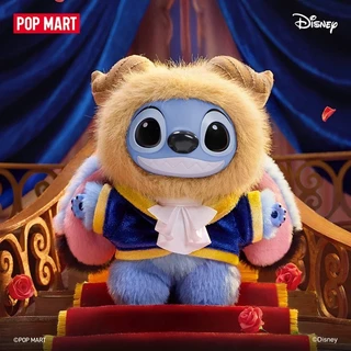 ของแท้ POPMART Stitch Crossing Series ตุ๊กตาไวนิลจี้ Mystery Box ของเล่นของขวัญ