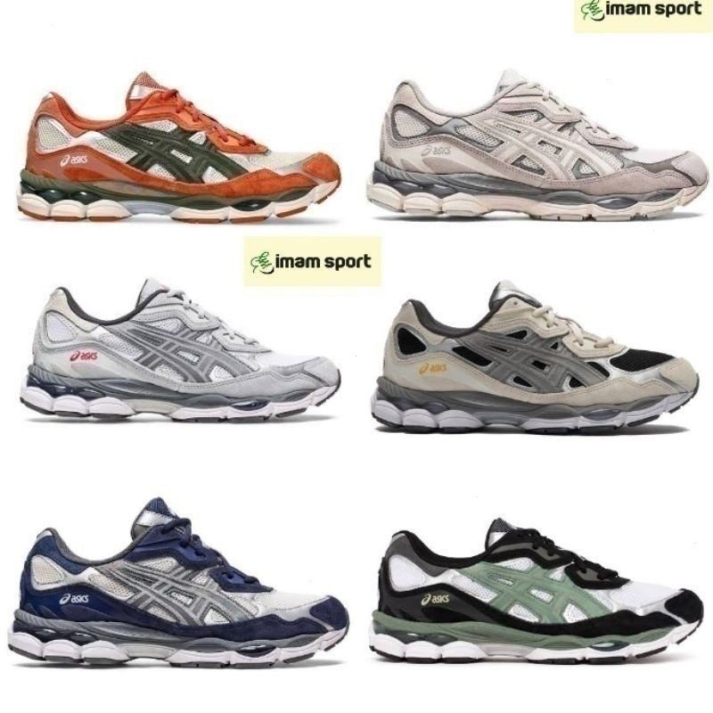 Asics Gel NYC oyster Grey Black Yankees HH18 JZ94