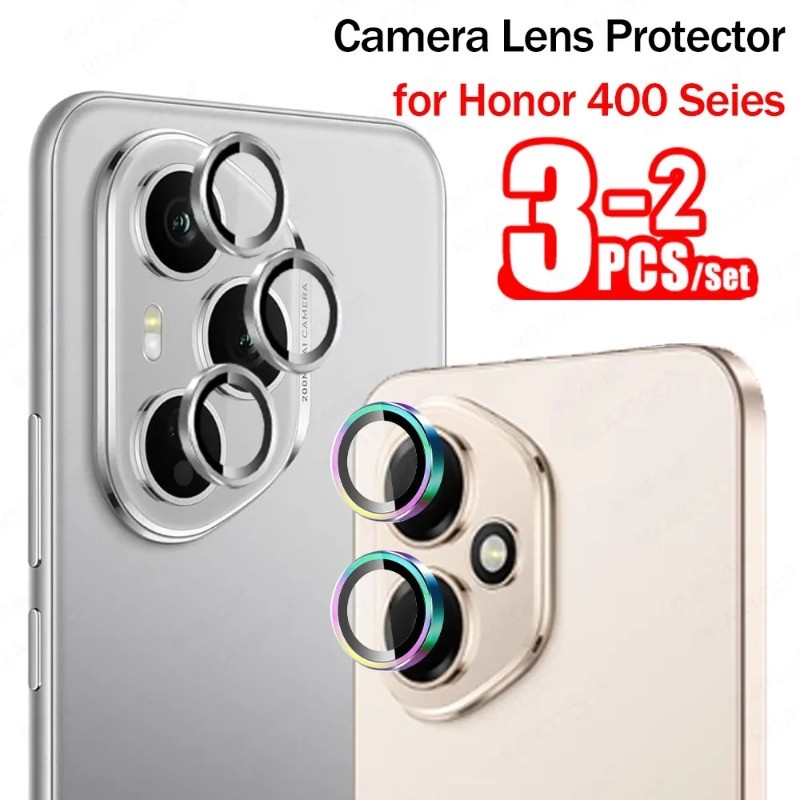 สําหรับ Honor 400 Pro อลูมิเนียมเลนส์กล้องฟิล์มกระจกนิรภัยสําหรับ Honor400 Honor400Pro Anti Scratch โทรศัพท์กลับเลนส์ Protector