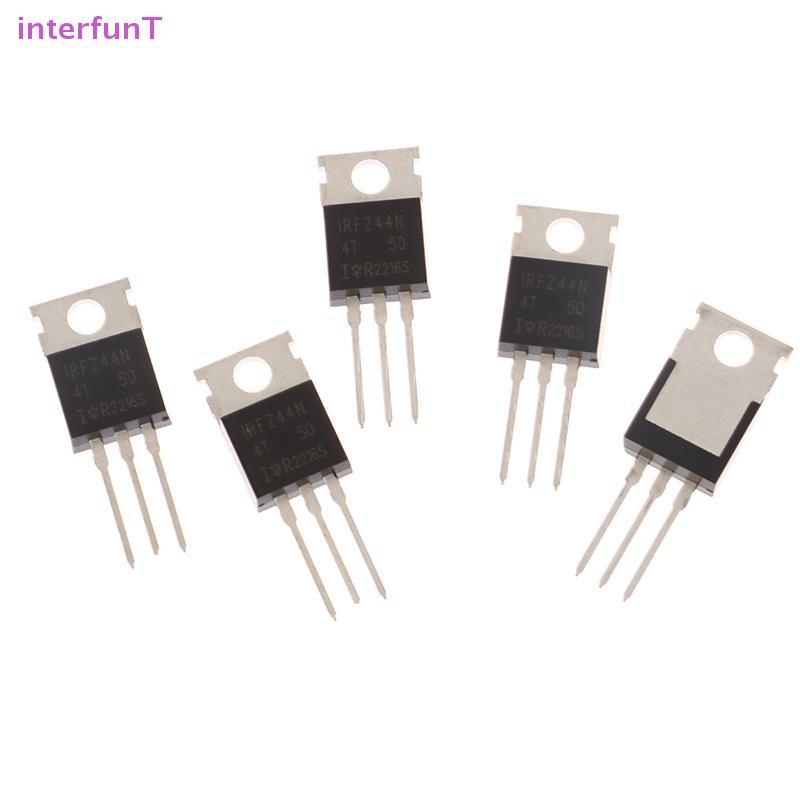 [InterfunT] 10 ชิ้น IRFZ44N TO220 IRFZ44NPBF TO-220 IRFZ44 Mosfet ทรานซิสเตอร์ชุด Oril 55V 49A MOS T
