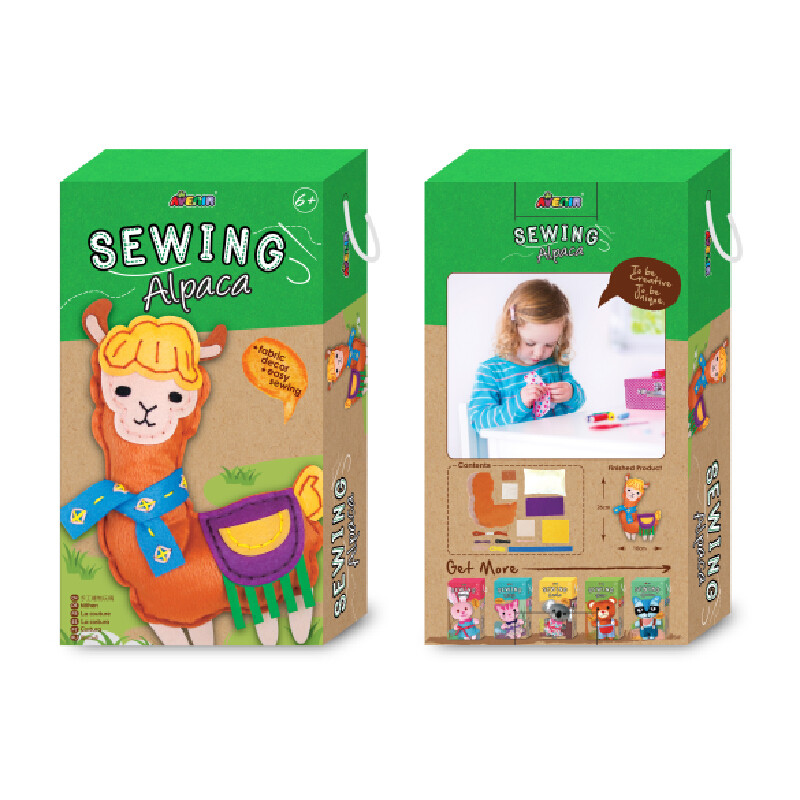 AVENIR ชุดเย็บตุ๊กตาสำเร็จรูปอัลปาก้า (กล่อง)