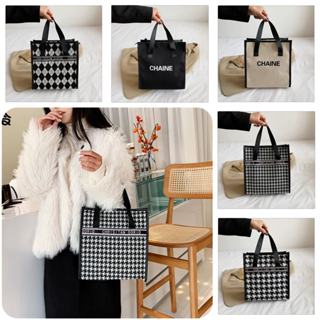 BM-shop:กระเป๋าถือ ผ้าแคนวาส สไตส์นี้เท่มาก แฟชั่นมาใหม่ แฟช…