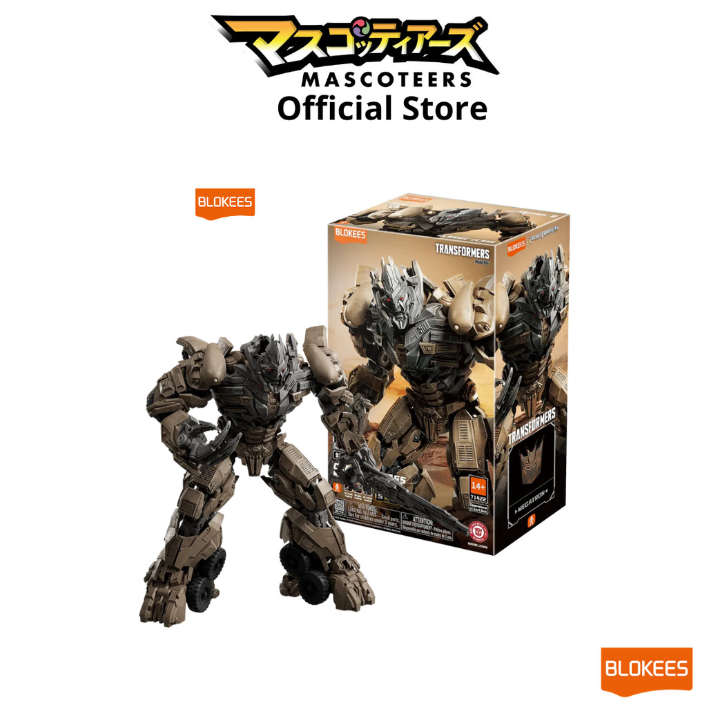 BLOKEES Blokees Figures - Transformers 71422 - Classic Class 22 - DOTM - Megatron (Model Kit-Luminous Eyes）