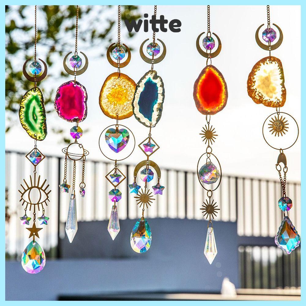 WITTE Rainbow Prism Ball Home Agate Window Rainbow Maker