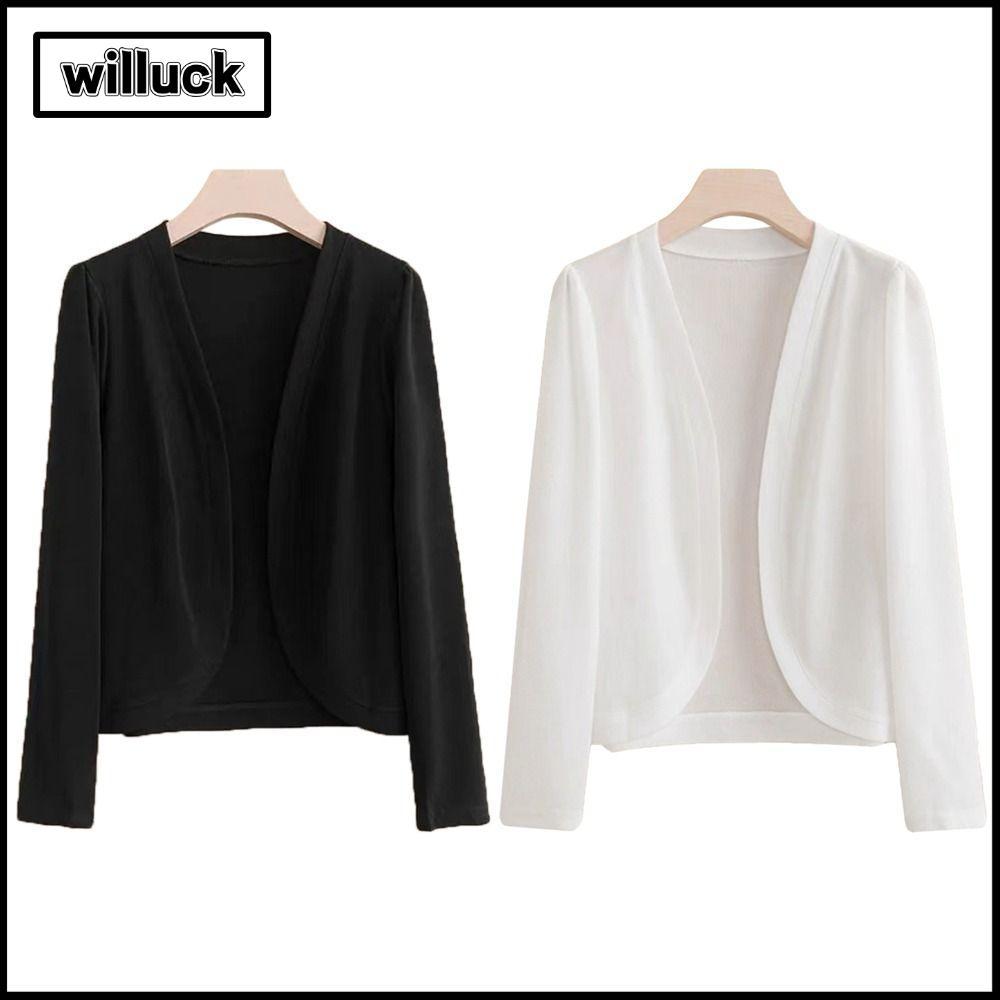 WILLUCK ผ้าคลุมไหล่และเสื้อคาร์ดิแกนผู้หญิง บางและกันแดด สวมใส่สบายในฤดูร้อน