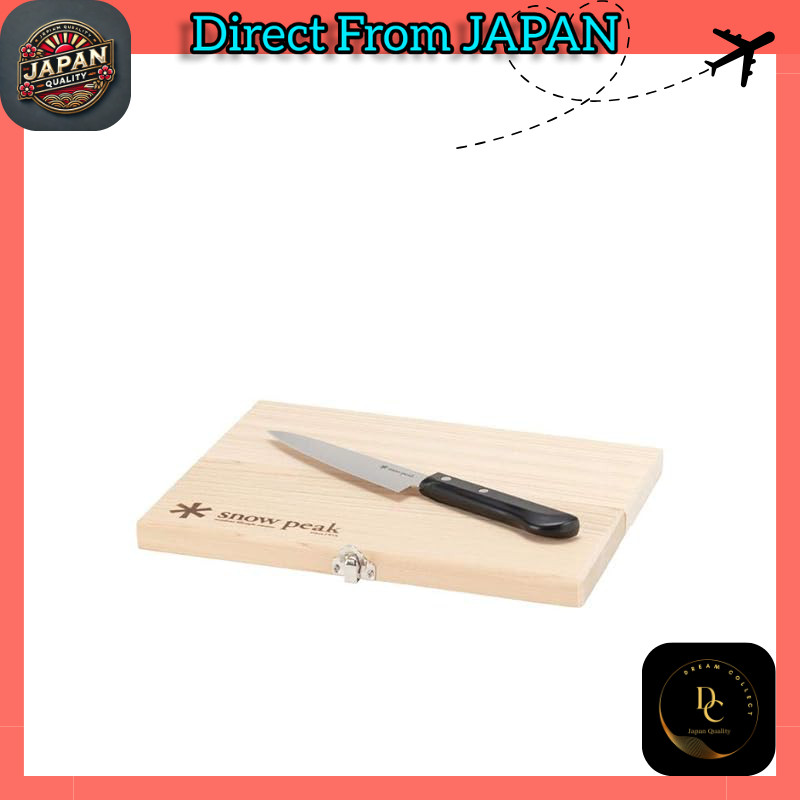 Snow Peak Manaita Cooking Set - Folding Cutting Board with Knife