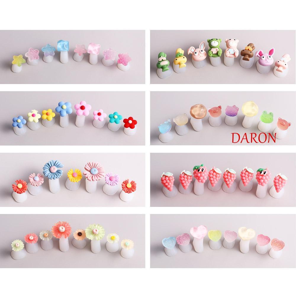 DARON Toe Separator ซิลิโคน Soft Pedicure Care Separator Foot Care Candy สี Salon Toes ล็อคเครื่องมือ