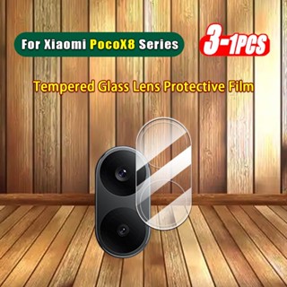 1-3 ชิ้นกล้องฟิล์มกระจกนิรภัยสําหรับ Xiaomi Poco X8 X7 X6 Pr…