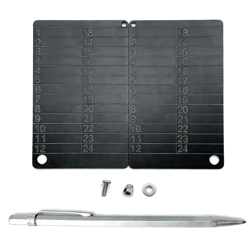 IOR Nonflammable Aluminium Crypto Wallet Set สําหรับคีย์ส่วนตัว Archiving และ Refrigeration