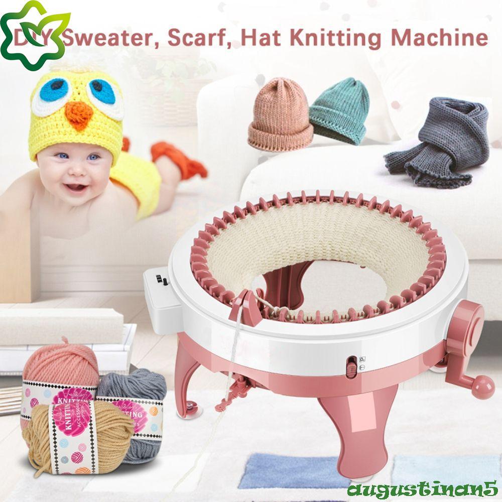 AUGUSTINAN ถักผ้าวูล|Creative Hand-Loom เด็ก Knit Loom ขี้เกียจ artifact ผ้าพันคอผ้าพันคอถัก Artifac