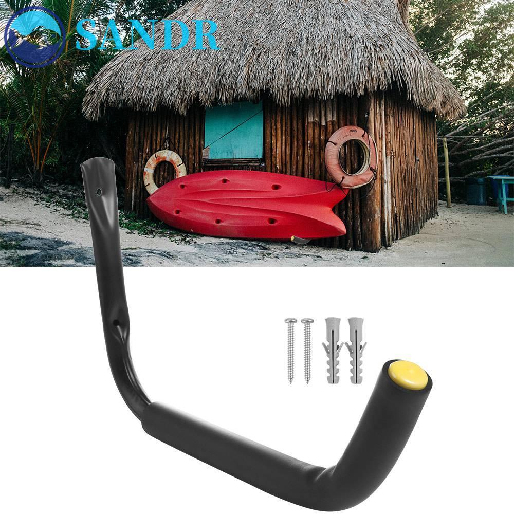 SANDR Kayak Rack, Heavy Duty อเนกประสงค์ Kayak แขวน,กระดานโต้คลื่นแบบพกพาติดผนังวงเล็บโรงรถ Kayak เก