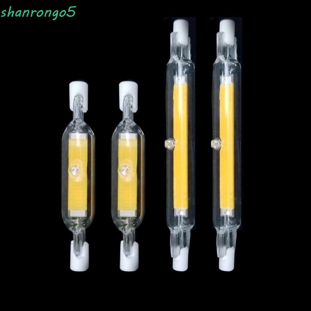 ZONAL R7S หลอดโคมไฟ,หรี่แสงได้ 110v/220v COB Tube Bulb, Small 360 Glow เปลี่ยนคริสต์มาส