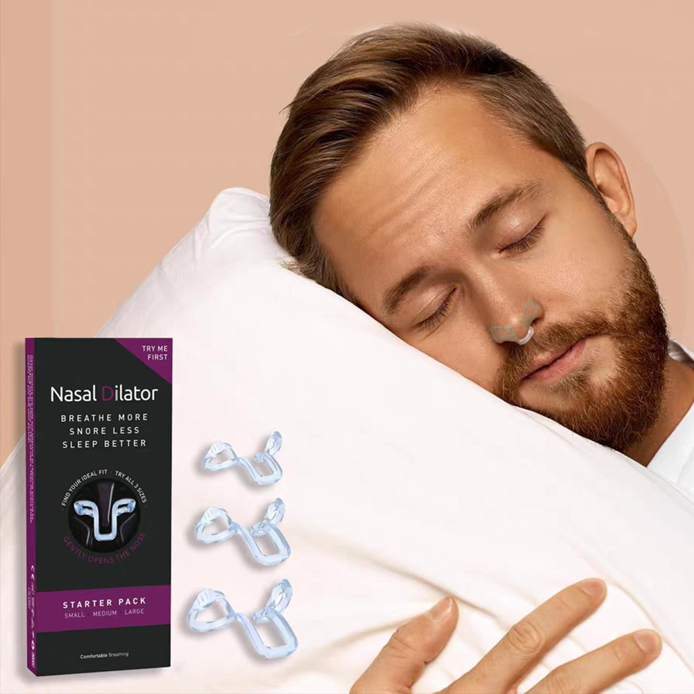 Nasal Dilator Sleep Nasal Breathing Dilators Kit Nose Breathe Strips Nasal Strips ลดการนอนกรน