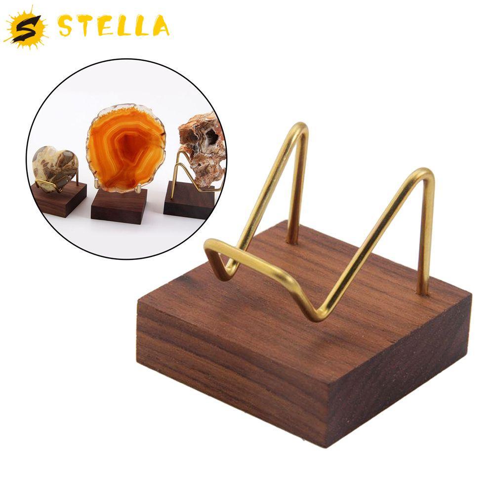 STELLA Mineral Stand Home Office Show Room สําหรับแร่คริสตัล Ores Agate Rocks Rack
