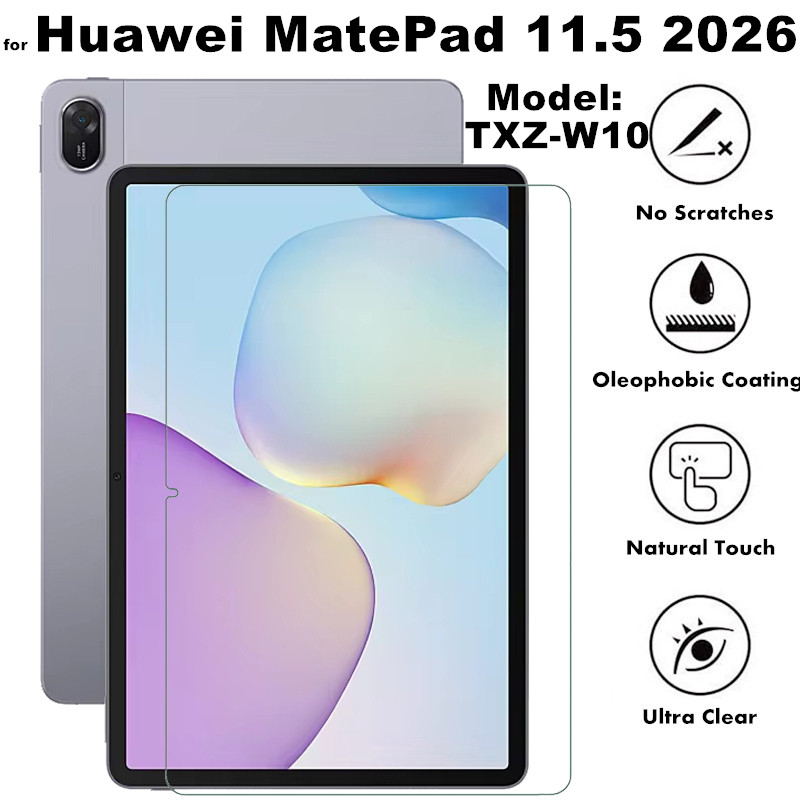 สําหรับ Huawei MatePad 11.5 2026 TXZ-W10 TXZ-W 09 11.5 2025 9H กระจกนิรภัยป้องกันรอยขีดข่วนป้องกันหน