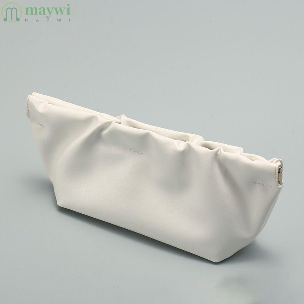 MAYWI Sun Glasses , Shrapnel PU Leather Cosmetic Bag, Fashion Portable Soft Lining Waterproof Glasse