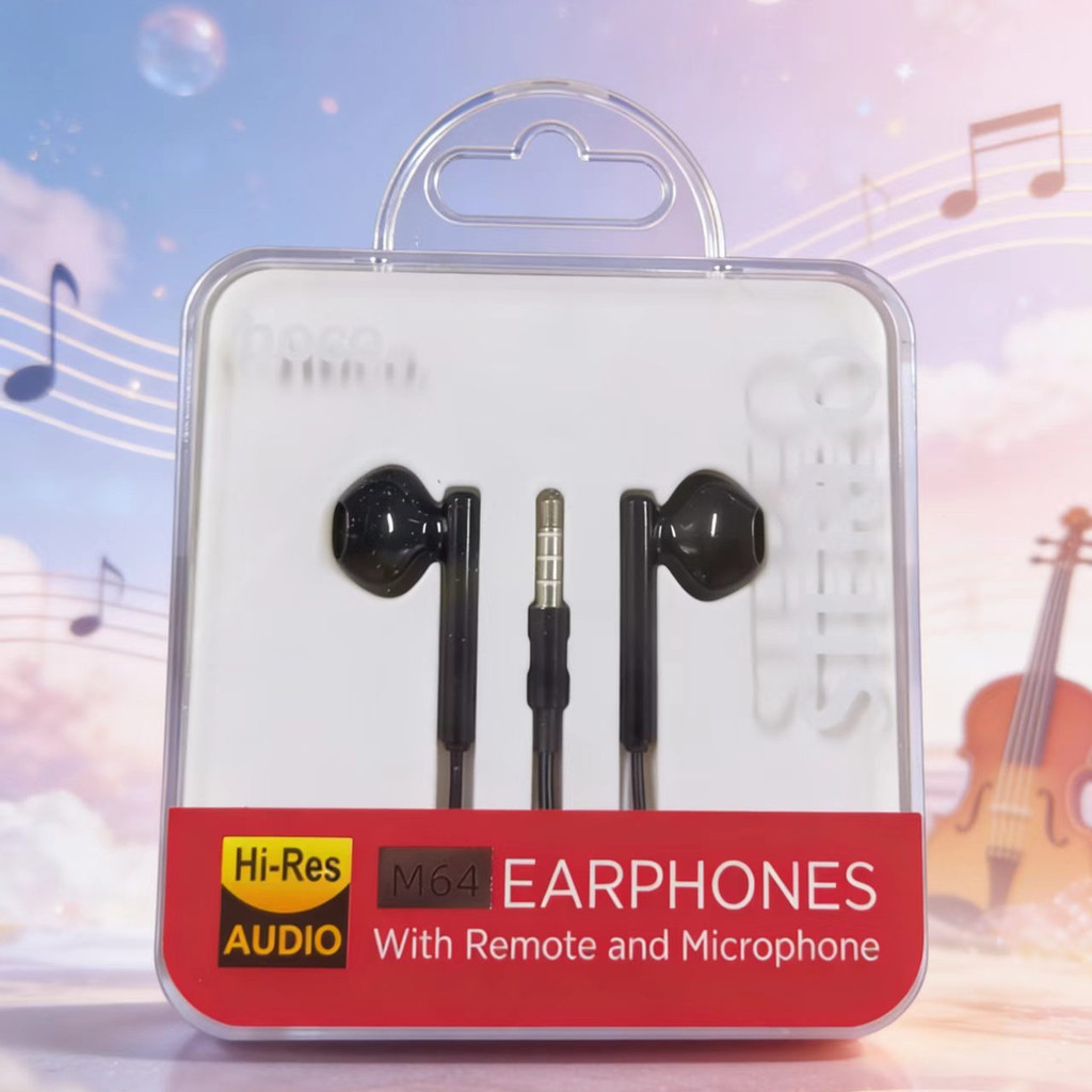 หูฟังมีสาย เสียงดี เบสแน่น ไมโครโฟนในตัว สมอลทอล์ค ใช้ได้กับ iPhone Android แจ็ค3.5mm หูฟังเกมมิ่ง หูฟังดูหนัง