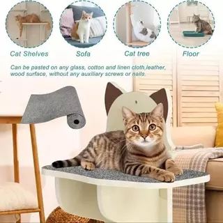 พรมลับเล็บแมว DIY ป้องกันรอยขีดข่วน มีกาวในตัว พรมลับเล็บแมว ที่ฝนเล็บ พร้อมกาว กันรอยข่วนได้ดี มีทั้งหมด 7 ขนาด