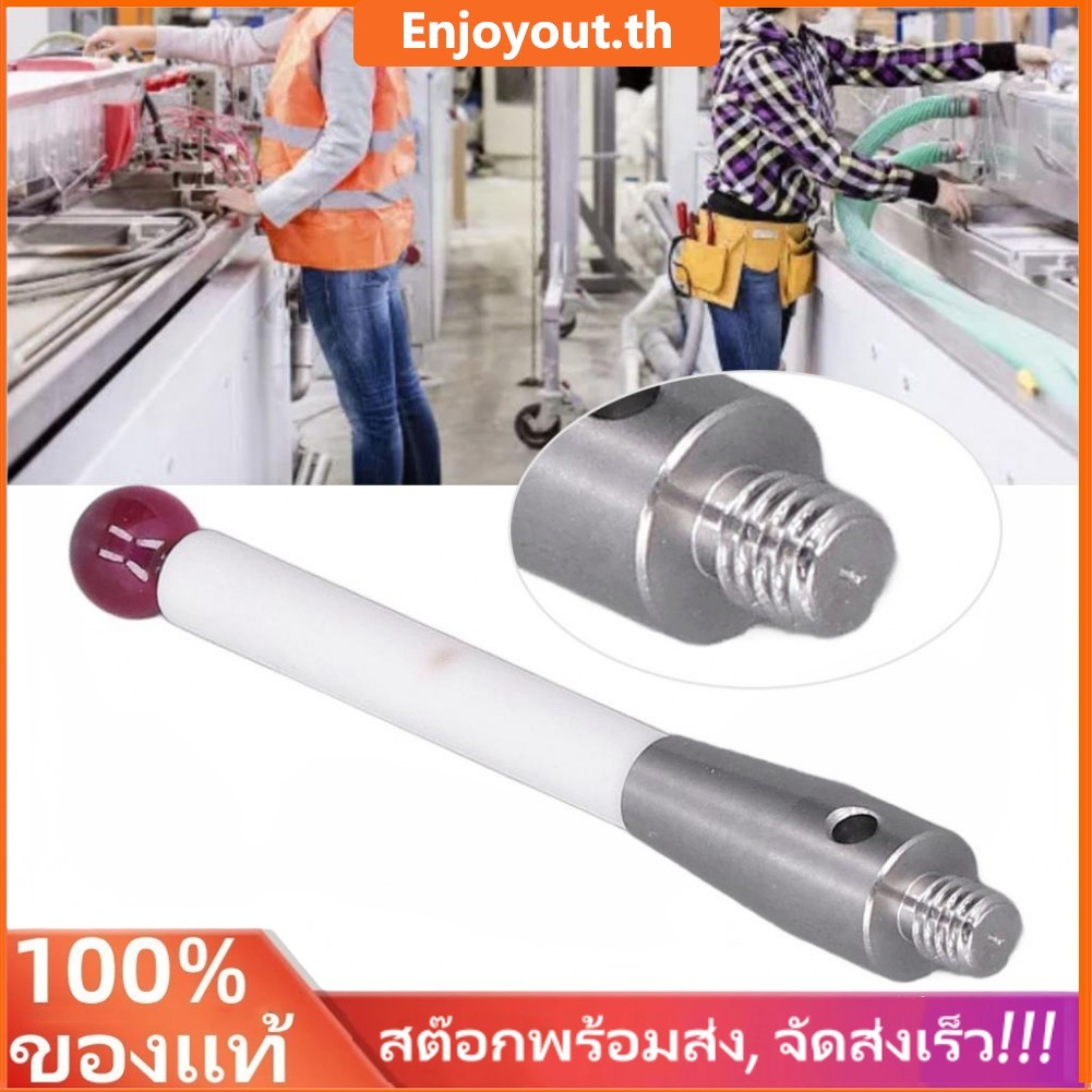 enjoyout-TH CMM Probe สแตนเลสเซรามิค 6 มม.Ball Touch TOOL M4 ด้ายสามพิกัดเครื่อง