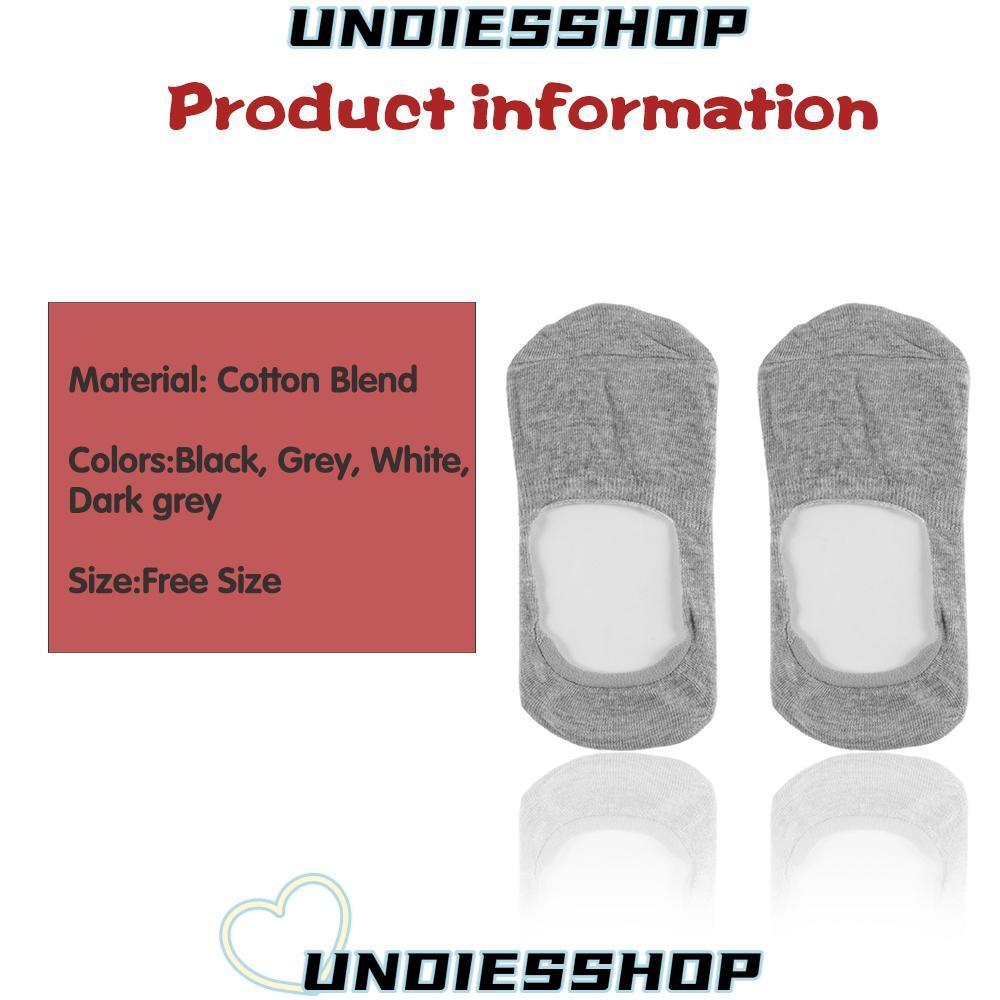 UNDIESSHOP Non-Slip Women/Men No Show Fashion Loafer