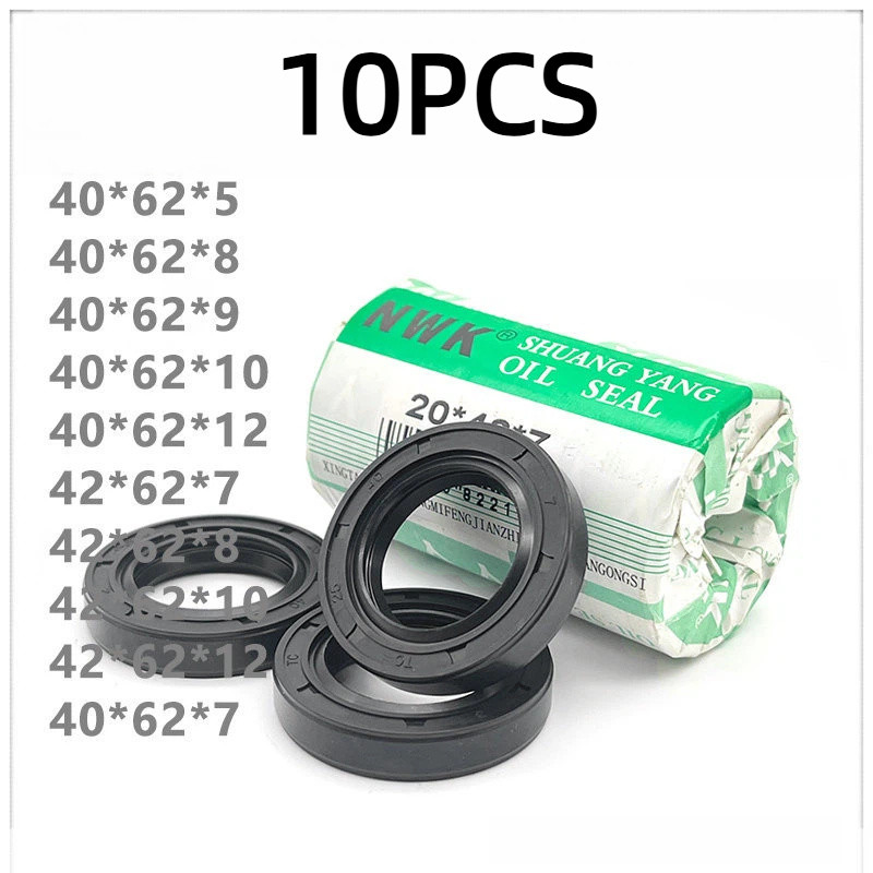 10PCS TC40x62x5 40*62*8 40*62*10 40*62*9 12 โครงกระดูกซีลน้ํามันแหวนปิดผนึก tg4 โครงกระดูกซีลน้ํามัน