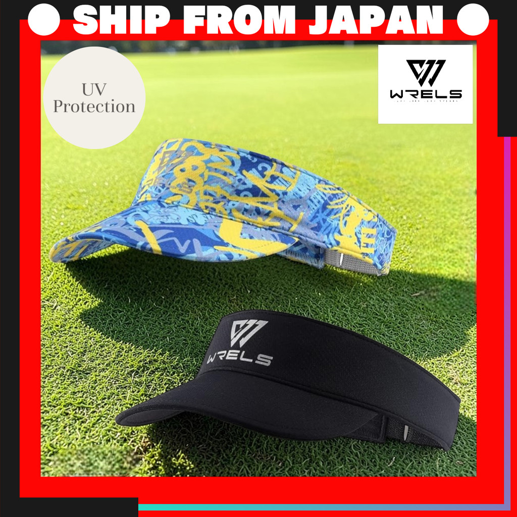 WRELS Sports Sun Visor – UV Protection Golf, Tennis, Running, Adjustable Sweat, Unisex