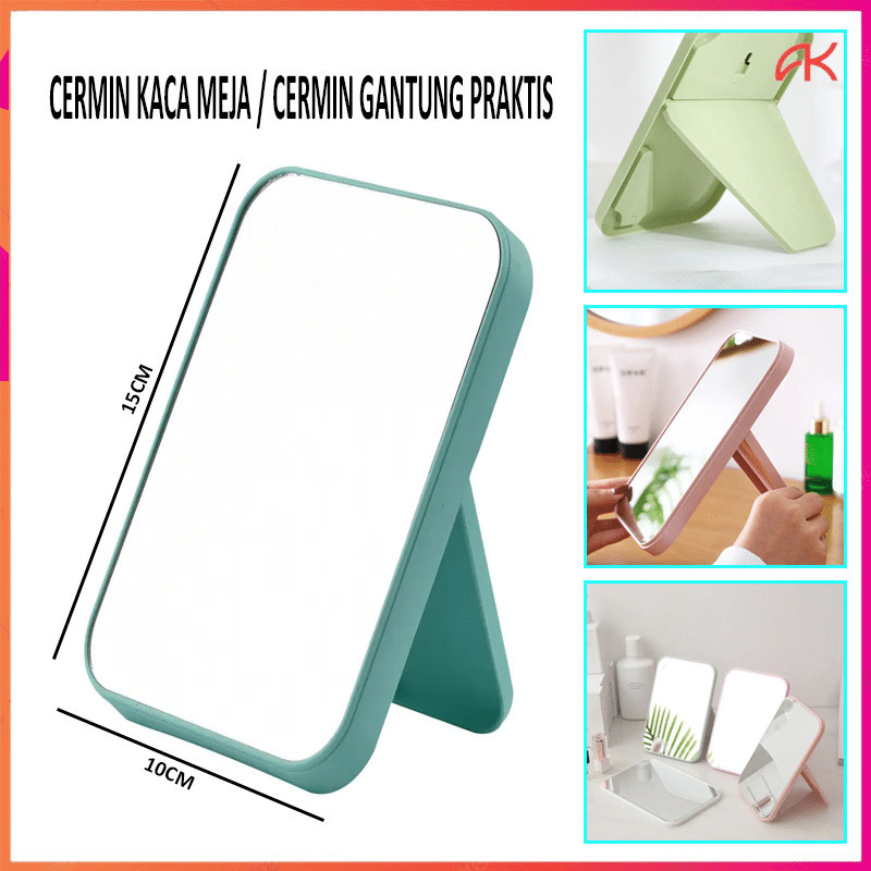ANK PORTABLE SQUARE FOLDING MIRROR / STANDING BEAUTY MIRROR SITTING MIRROR FOR MAKEUP FACE / FOLDABL