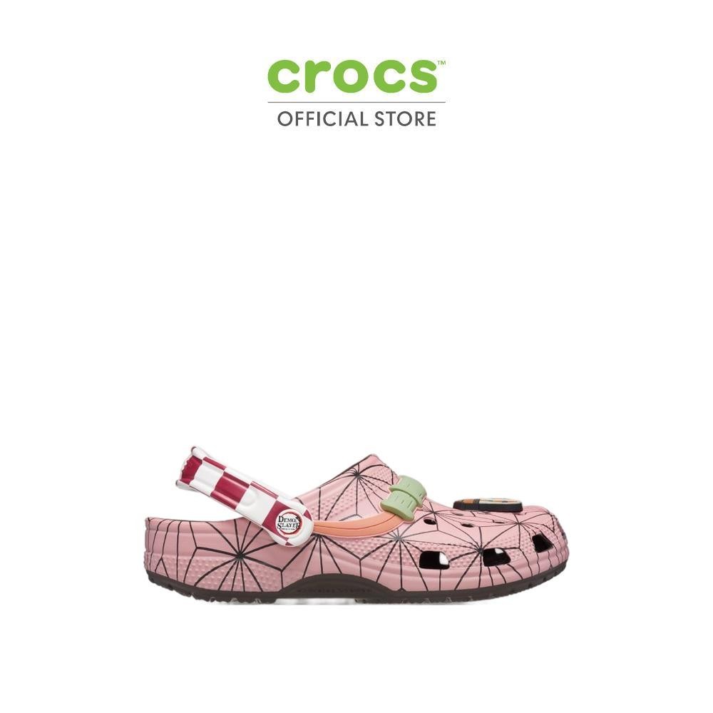 CROCS รองเท้าลำลองผู้ใหญ่ DEMON SLAYER NEZUKO CLASSIC CLOG รุ่น 209320-206 - ESPRESSO