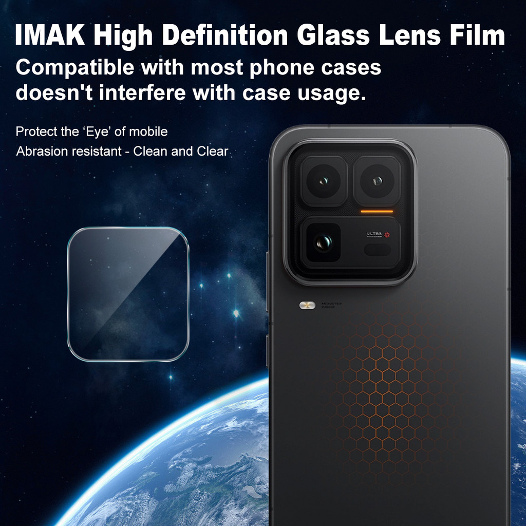 IMak สําหรับ Vivo IQOO 15 Ultra 5G ฟิล์มเลนส์กล้อง HD กระจกนิรภัยป้องกันหน้าจอฟิล์มป้องกันบางเฉียบ