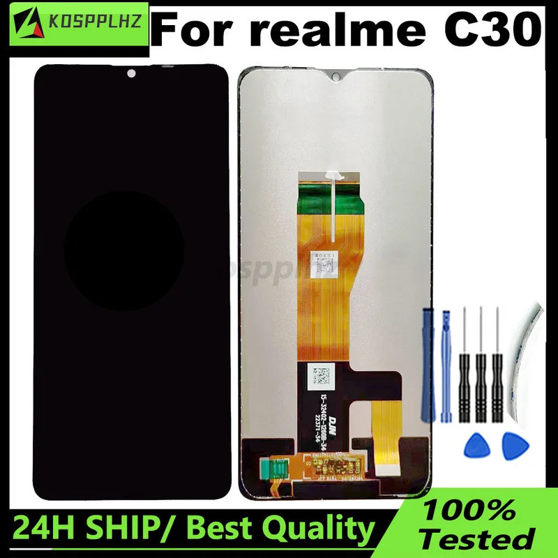 สําหรับRealme C30 RMX3581 RMX3623 LCD Touch Screen Digitizerเปลี่ยน 6.5 "สําหรับRealme C30S RMX3690 