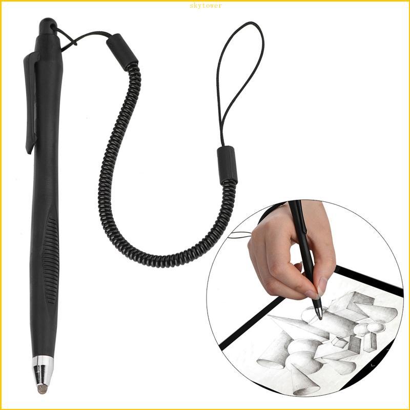 ST 2 ชิ้น Capacitive Stylus ปากกา Universal สําหรับปากกาหน้าจอสัมผัสสําหรับแท็บเล็ตโทรศัพท์การเขียนท