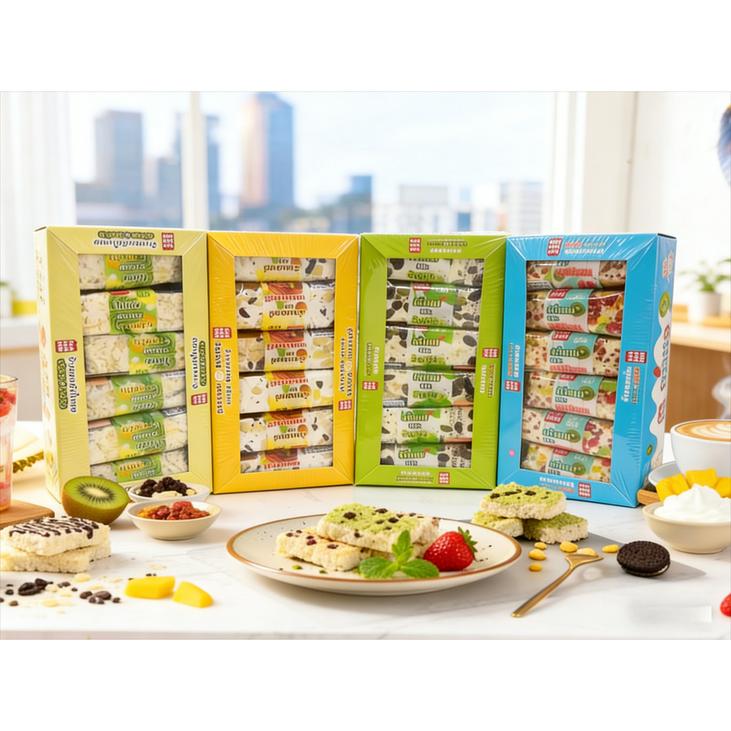 (4กล่อง 48ชิ้น)ข้าวซอยตัด  4 รสชาติ อร่อยมาก  ราคาขายส่ง