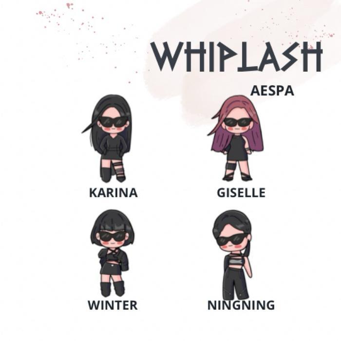 AESPA WHIPLASH KEYCHAIN ACRYLIC - Karina whiplash