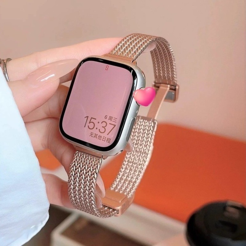 สายรัดแม่เหล็กสําหรับ Xiaomi Redmi Watch 5 Active/Lite/3 Active Slim สําหรับ Redmi Watch 6 5 4 Mi 8Pro/9Pro แม่เหล็กสแตนเลสสตีล