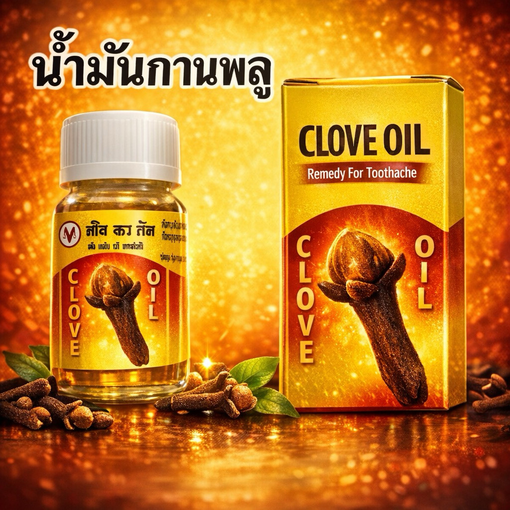 Clove Oil 2 ml น้ำมันกานพลู