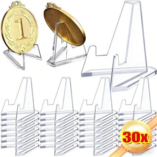 5/10/20/30 ชิ้น ขาตั้งแสดงบัตรอคริลิค - ขาตั้งขนาดเล็กใส สำห…