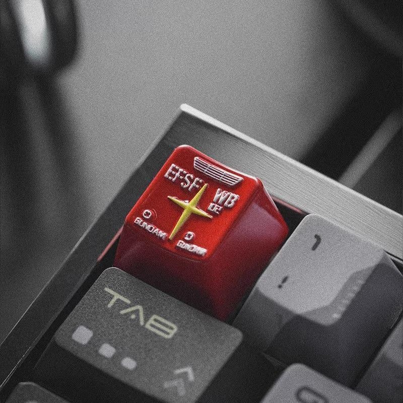 [LY] Canghai Yue Gundam Keycap Metal Mechanical Keyboard ev63 Nightmare EXwooting