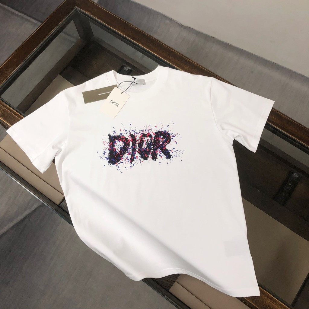 DI & OR2026 Star เสื้อยืดคอกลมแขนสั้นสไตล์คู่ผู้ชายรอบคอ Slim-Fit เกลียวเรียบง่าย 2026 ต้นฤดูใบไม้ผล