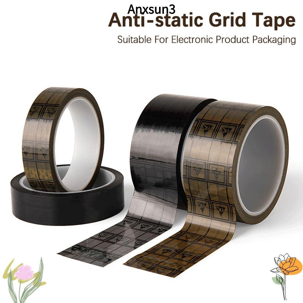 ANXSUN3 เทปความหนืดสูงเทปฟิล์มสีดําสําหรับแผงวงจรไฟฟ้าเทป ESD