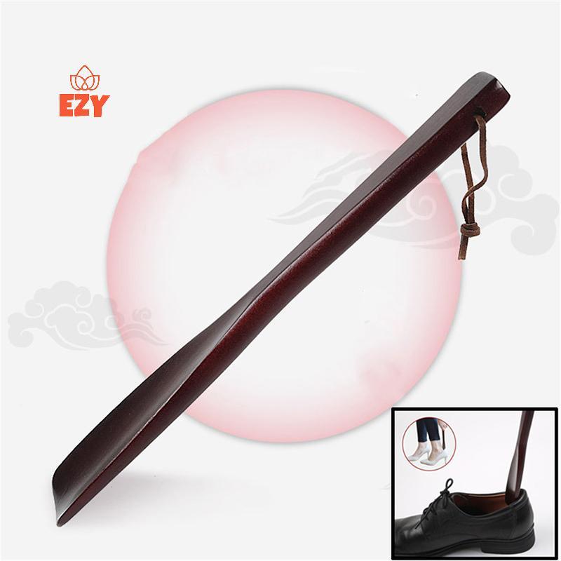 EZY แตรรองเท้าไม้มืออาชีพยืดหยุ่นด้ามยาว Shoehorn อุปกรณ์ยกรองเท้าที่มีประโยชน์ใหม่
