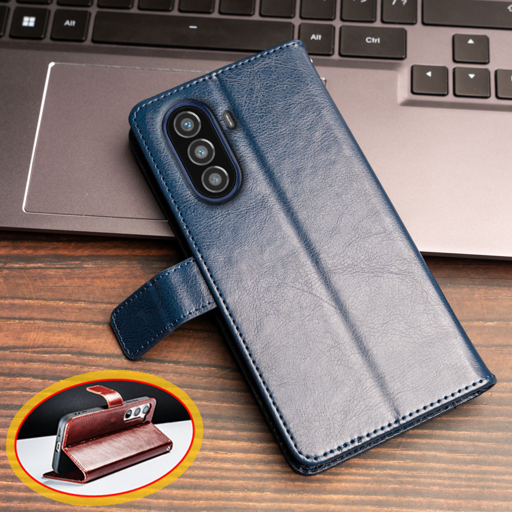กระเป๋าสตางค์หนังสําหรับ Huawei Nova Y70 Plus Y71 MGA-LX9 Kickstand Case Card Holders กันกระแทก TPU Cover