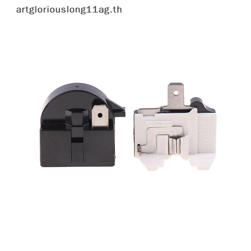 Artgloriouslong11ag.th 2PCS QP2-4.7 PTC Starter Relay 1 Pin ตู้เย็น Starter Relay และ 6750C-0005P ตู