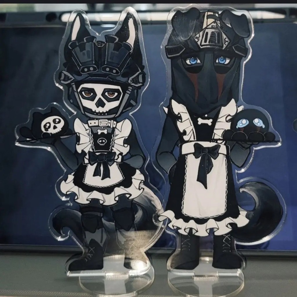 อะคริลิค Standee รุ่น Call of Duty Ghost Konig Krueger แม่บ้านรุ่น Chibi โต๊ะเรียนตกแต่งเกมสะสมของขว