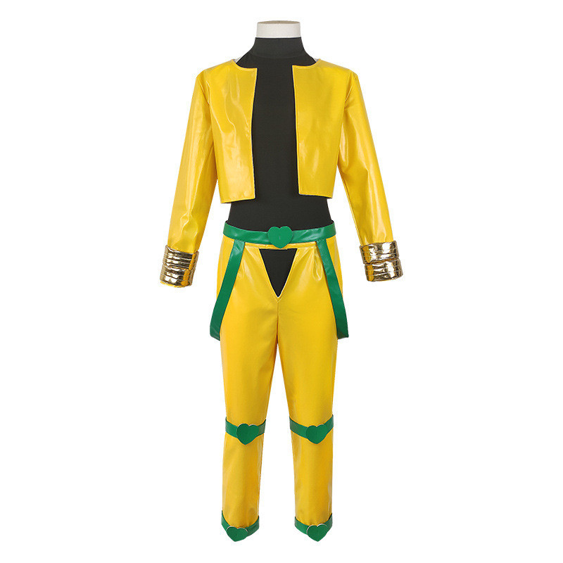 JOJO's Bizarre Adventure cosplay costume, Brando yellow suit character uniform cosplay anime outfit