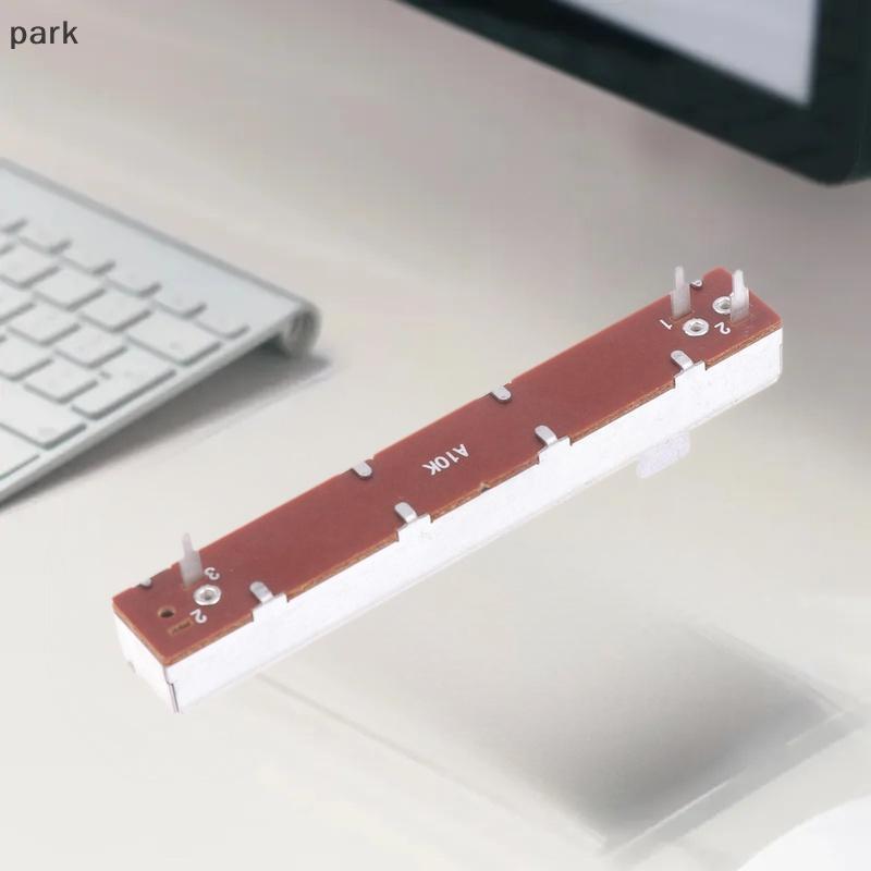 [PA] 88 มม. 3-Pin Single Potentiometer A10K B10K สไลด์ตรง Potentiometer Mono Channel Mixer Fader Str