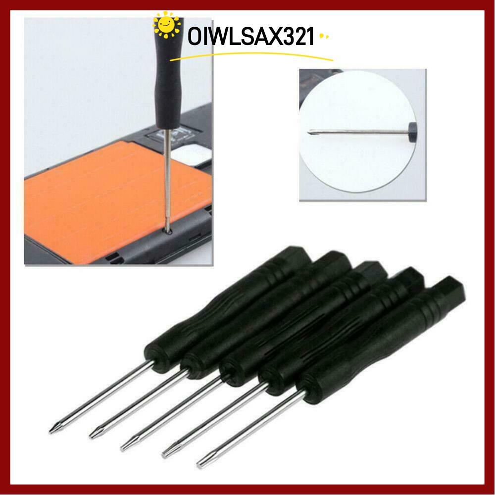 OIWLSAX321 เครื่องมือกลั่นโทรศัพท์, T2/T3/T4/T5/T6 ที่จับพลาสติกไขควงรูปดาว, หัวชุดเหล็กกันลื่นไม่แม