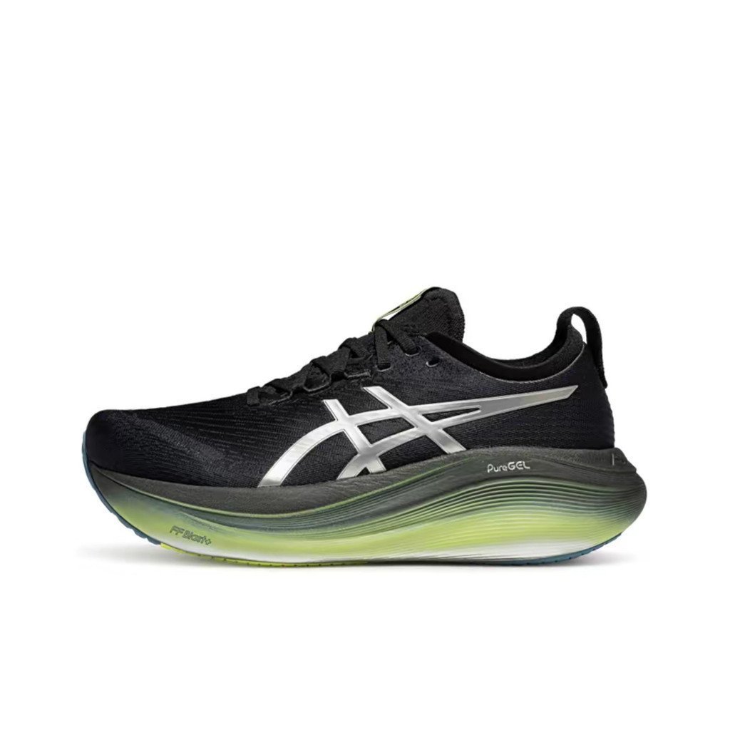 Original  ASICS GEL-Nimbus 27 LUXE Bla รองเท้าวิ่งลําลองในเมือง 1011C030-001 DSAY
